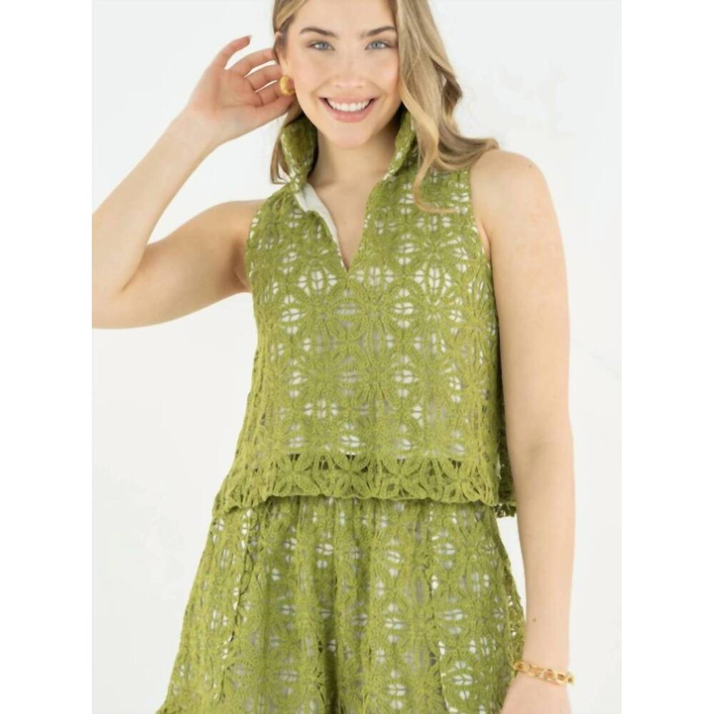 NEW EMILY MCCARTHY lucy top in olive hour